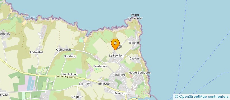 localisation de l'entreprise POMPES FUNEBRES FABLET  LE PALAIS