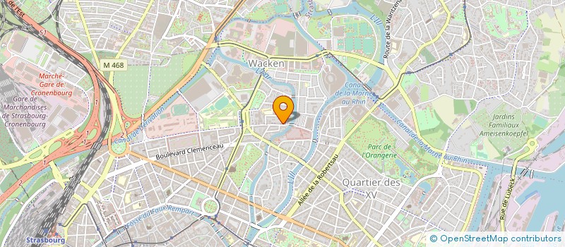 localisation de l'entreprise POMPES FUNEBRES FENIKS à STRASBOURG