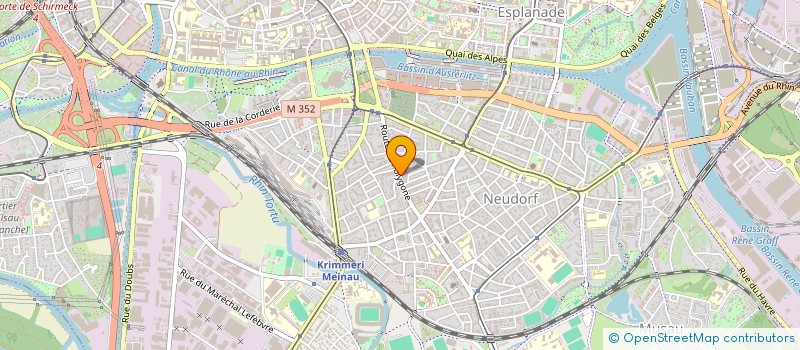 localisation de l'entreprise POMPES FUNEBRES FERNAND AUBRY à STRASBOURG
