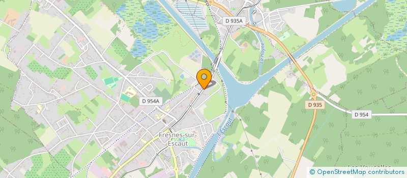 localisation de l'entreprise POMPES FUNEBRES FRESNOISES à FRESNES-SUR-ESCAUT