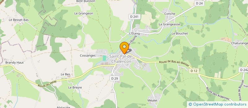 localisation de l'entreprise POMPES FUNEBRES GERPHAGNON  SAINT-PAL-DE-CHALENCON