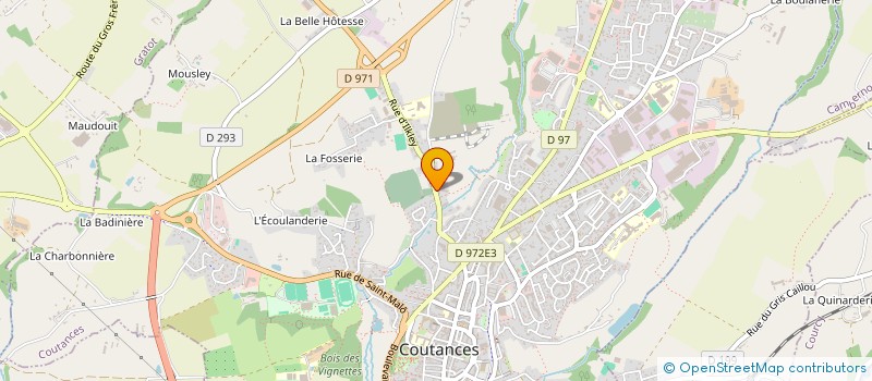 localisation de l'entreprise POMPES FUNEBRES GIRARD à COUTANCES