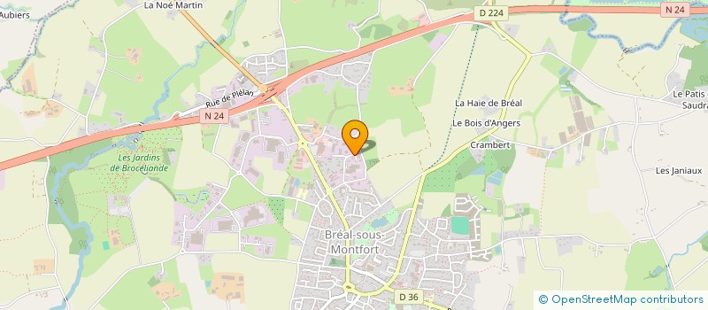 localisation de l'entreprise POMPES FUNEBRES GUERARD PACE  PACE