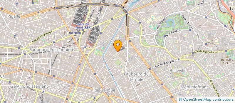 localisation de l'entreprise POMPES FUNEBRES GUIGON à PARIS