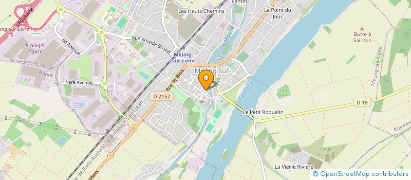 localisation de l'entreprise POMPES FUNEBRES HALLIEZ à MEUNG-SUR-LOIRE