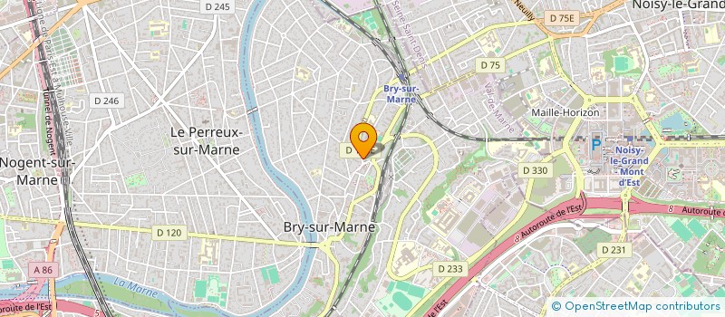 localisation de l'entreprise POMPES FUNEBRES INDEPENDANTES INTERNATIONALES à BRY SUR MARNE