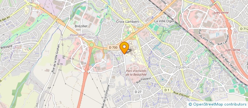 localisation de l'entreprise POMPES FUNEBRES INTERCOMMUNALES DE LA REGION DE SAINT-BRIEUC  SAINT-BRIEUC