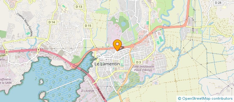 localisation de l'entreprise POMPES FUNEBRES JEAN-LOUIS à LE LAMENTIN