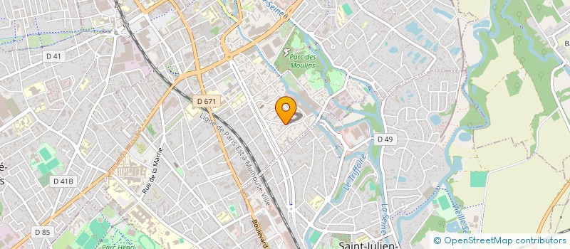 localisation de l'entreprise POMPES FUNEBRES JECKER-DENTZ-GONIN  TROYES