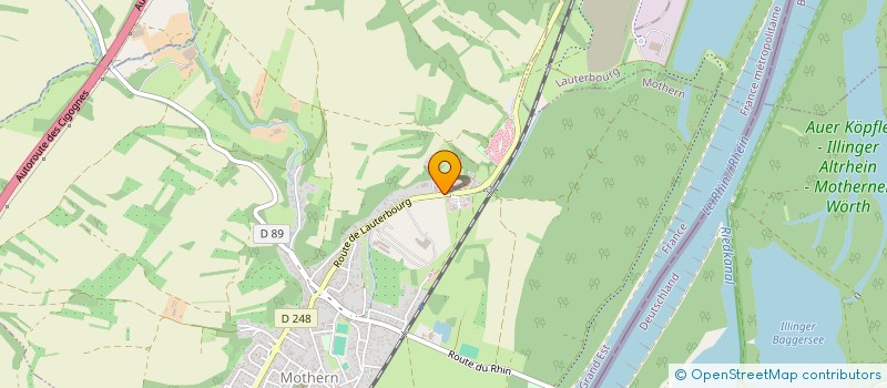 localisation de l'entreprise POMPES FUNEBRES KAPPS ET LAMOTTE  MOTHERN