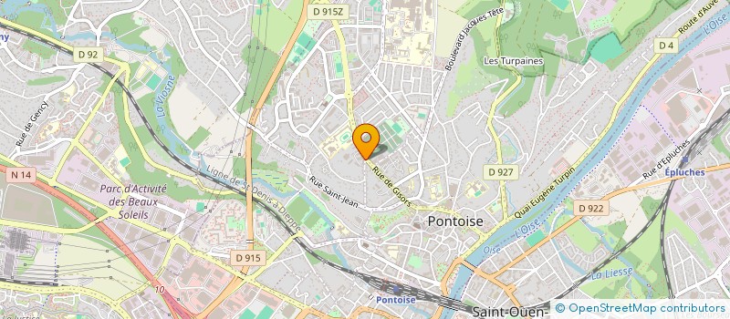 localisation de l'entreprise POMPES FUNEBRES L AGGLOMERATION NOUVELLE à PONTOISE