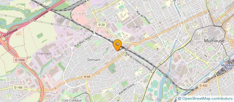 localisation de l'entreprise POMPES FUNEBRES LANTZ à MULHOUSE