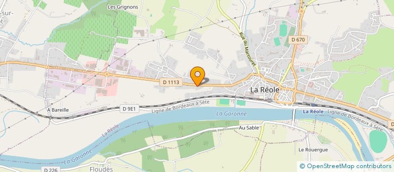 localisation de l'entreprise POMPES FUNEBRES LAPORTE ET FILS à LA REOLE