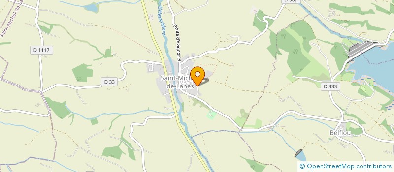 localisation de l'entreprise POMPES FUNEBRES LAURAGAISES MG  SALLES SUR L'HERS