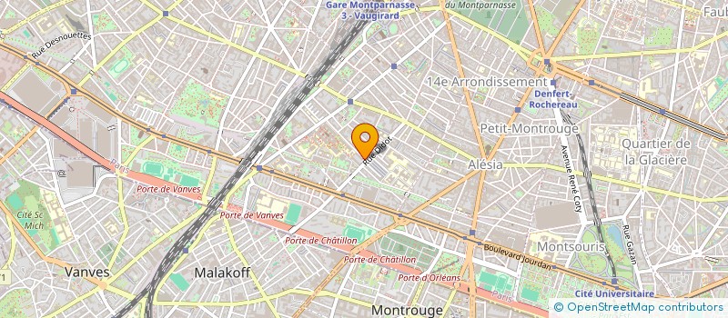 localisation de l'entreprise POMPES FUNEBRES LAURENT à PARIS