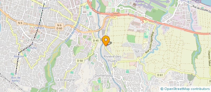 localisation de l'entreprise POMPES FUNEBRES LES LILAS à SAINTE-MARIE