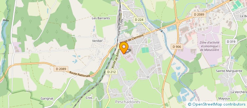 localisation de l'entreprise POMPES FUNEBRES LES TORRENTS  PESCHADOIRES