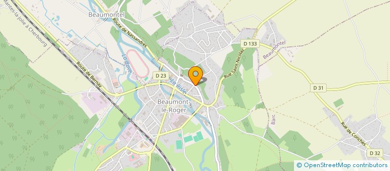 localisation de l'entreprise POMPES FUNEBRES LHUILLIER GALICHET à BEAUMONT-LE-ROGER