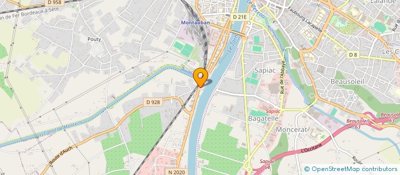 localisation de l'entreprise POMPES FUNEBRES LMR  MONTAUBAN