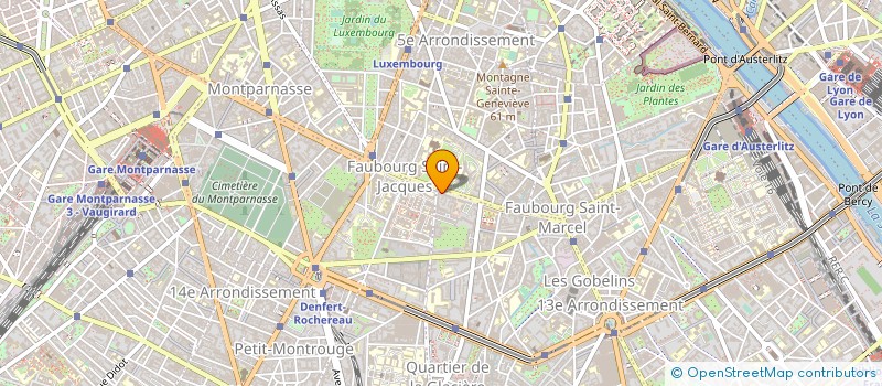 localisation de l'entreprise POMPES FUNEBRES LUTECE à PARIS