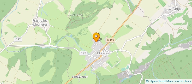 localisation de l'entreprise POMPES FUNEBRES MAGNO  MONTMIREY-LA-VILLE