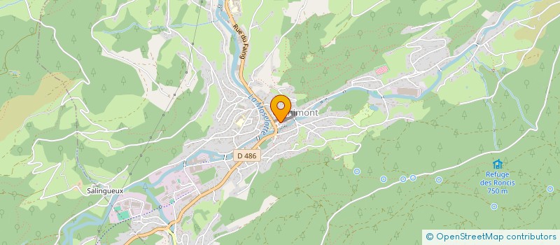 localisation de l'entreprise POMPES FUNEBRES MANGEL  CORNIMONT