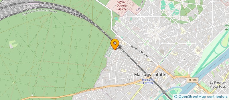 localisation de l'entreprise POMPES FUNEBRES MARBRERIE BOITEUX à MAISONS-LAFFITTE