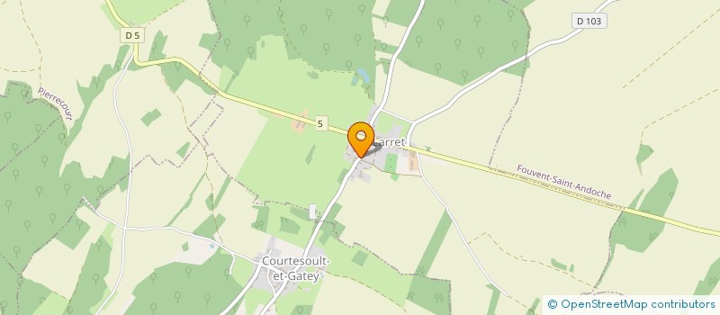 localisation de l'entreprise POMPES FUNEBRES MARBRERIE DELAMARCHE  DAMPIERRE-SUR-SALON