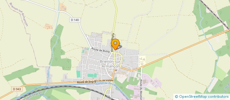 localisation de l'entreprise POMPES FUNEBRES MARBRERIE FARCY-DOZIERES à BRIENON-SUR-ARMANCON