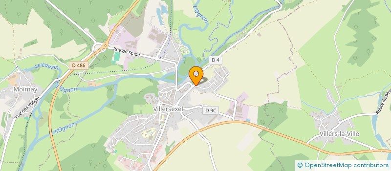 localisation de l'entreprise POMPES FUNEBRES MARBRERIE LEGENDRE  VILLERSEXEL