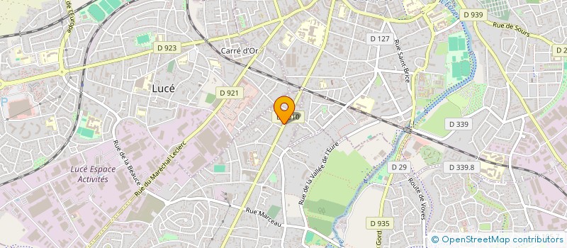 localisation de l'entreprise POMPES FUNEBRES MARBRERIE STEPHANE PERCHE à LUISANT