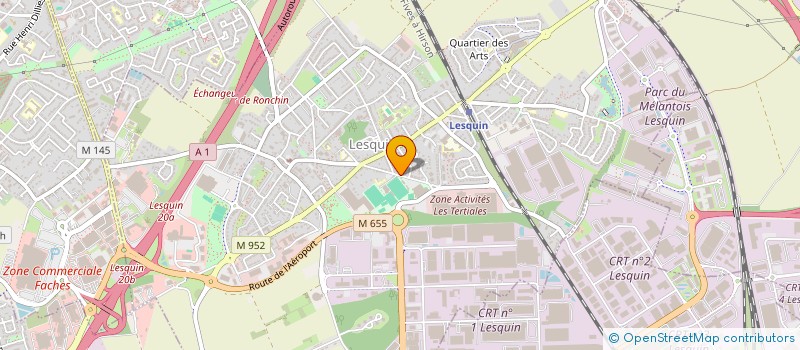 localisation de l'entreprise POMPES FUNEBRES MARCHAND à LESQUIN