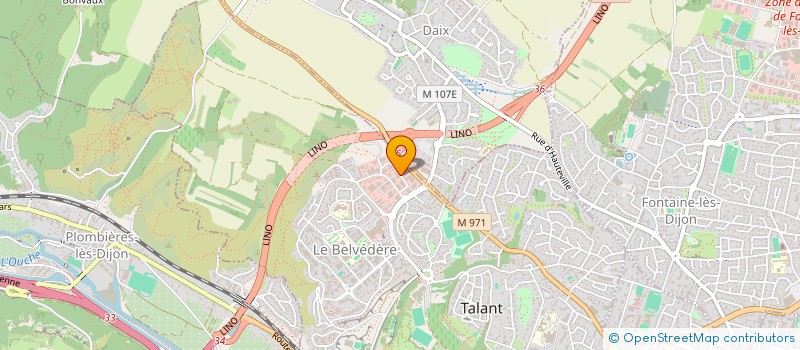 localisation de l'entreprise POMPES FUNEBRES MARION  TALANT