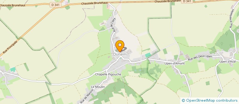 localisation de l'entreprise POMPES FUNEBRES MARTIN CARLIER  THEROUANNE