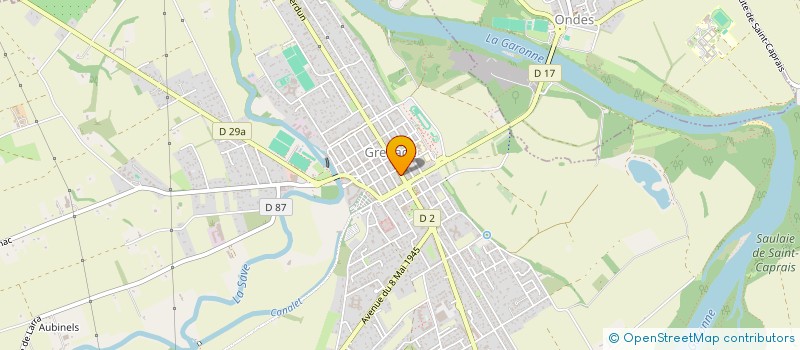 localisation de l'entreprise POMPES FUNEBRES MARTY  GRENADE