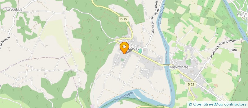 localisation de l'entreprise POMPES FUNEBRES MICHEL BARON  LACHAPELLE-AUZAC