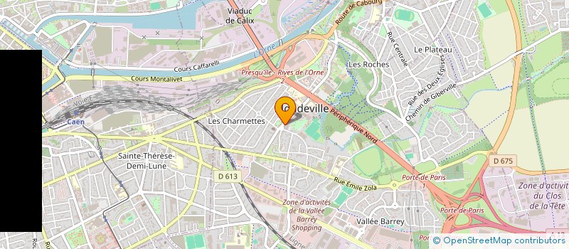 localisation de l'entreprise POMPES FUNEBRES MONDEVILLAISES à MONDEVILLE