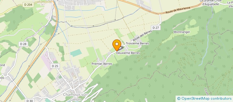 localisation de l'entreprise POMPES FUNEBRES MOUCHE SAS  CHAMOUX-SUR-GELON