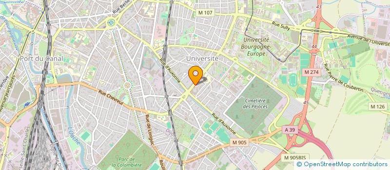 localisation de l'entreprise POMPES FUNEBRES MUSULMANE MEKTOUB-ALI à DIJON