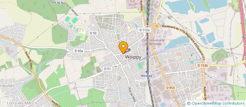 localisation de l'entreprise POMPES FUNEBRES MUSULMANES AN-NASR  WOIPPY