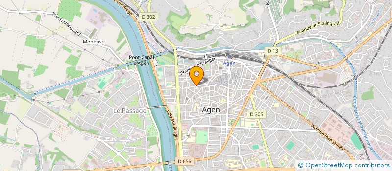 localisation de l'entreprise POMPES FUNEBRES MUSULMANES D'AQUITAINE  AGEN