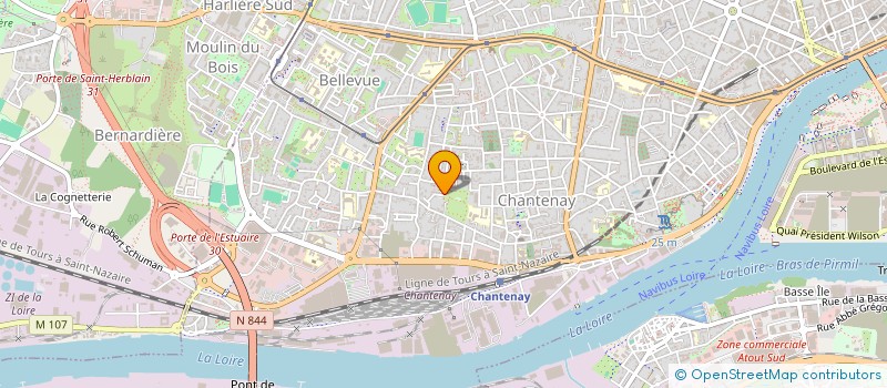 localisation de l'entreprise POMPES FUNEBRES MUSULMANES DE NANTES à NANTES