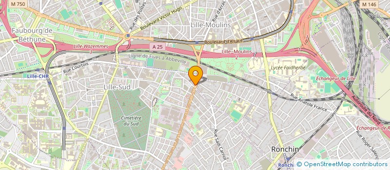 localisation de l'entreprise POMPES FUNEBRES MUSULMANES DES HAUTS DE FRANCE à LILLE
