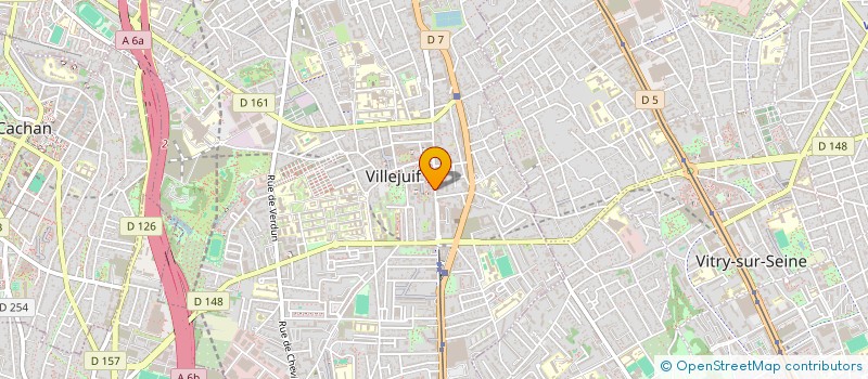 localisation de l'entreprise POMPES FUNEBRES MUSULMANES EL IMEN à VILLEJUIF