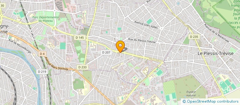 localisation de l'entreprise POMPES FUNEBRES MUSULMANES EL JENNAH  CHAMPIGNY-SUR-MARNE