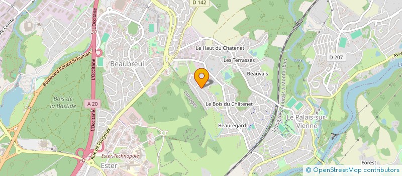 localisation de l'entreprise POMPES FUNEBRES MUSULMANES JANNA à LE PALAIS-SUR-VIENNE