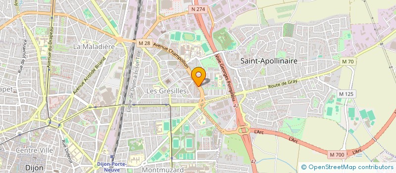 localisation de l'entreprise POMPES FUNEBRES MUSULMANES SUNNAH  DIJON