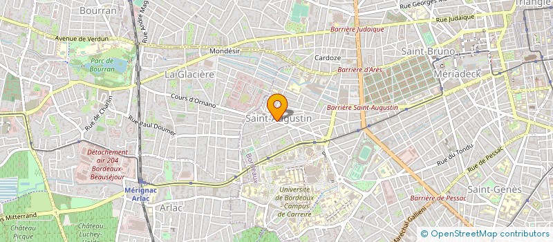 localisation de l'entreprise POMPES FUNEBRES OSIRIS MS à BORDEAUX
