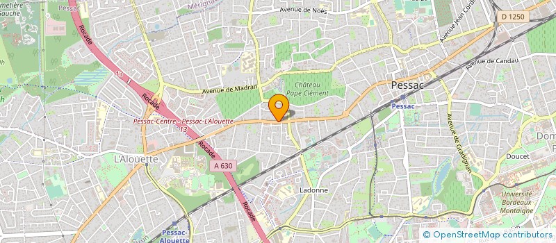 localisation de l'entreprise POMPES FUNEBRES OUMMA  CENON