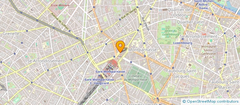 localisation de l'entreprise POMPES FUNEBRES PASCAL LECLERC  PARIS